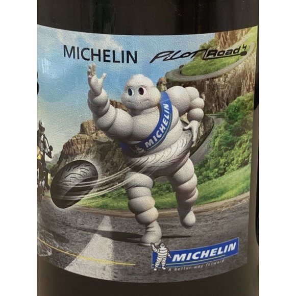 Michelin Man Black Coffee Mug Pilot Road Motorcycle Tire Advertisement 4.5” - Picture 7 of 10